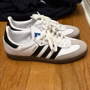 Adidas Samba White Black Gray Sneakers